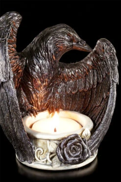 Alchemy Raven T-Light Holder -Vampirefreaks Sale Store Teelichthalter Raabe 1280x1280copy