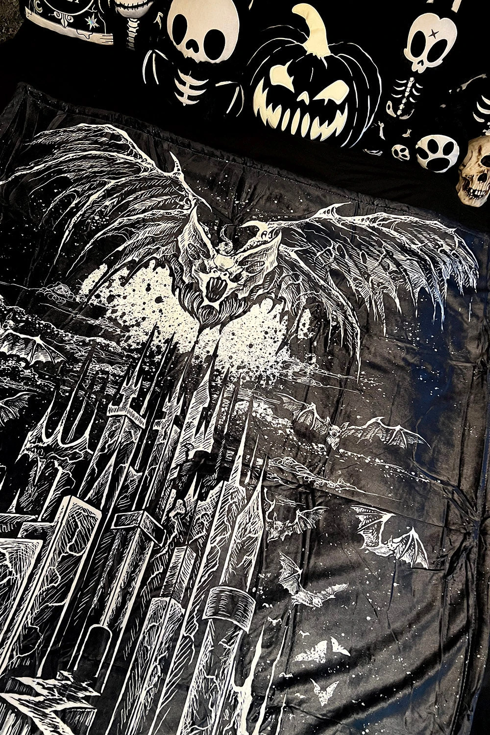 Vampire Castle Throw Blanket 7 Vampire Castle Throw Blanket - Image 7