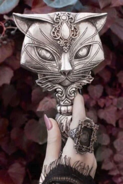 Alchemy Sacred Cat Hand Mirror [Silver] -Vampirefreaks Sale Store alchemy england fcb9558f c38d 4e67 8ccf a16f11b14ad6