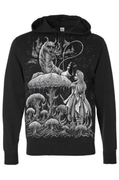 Alice And The Caterpillar Hoodie -Vampirefreaks Sale Store alice and the caterpillar hoodie zipper or pullover mens outerwear 134831