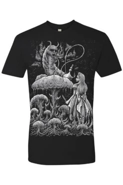 Alice And The Caterpillar T-shirt -Vampirefreaks Sale Store alice and the caterpillar t shirt graphic t shirt 517915