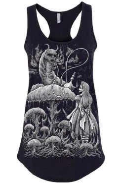 Alice And The Caterpillar T-shirt -Vampirefreaks Sale Store alice and the caterpillar t shirt graphic t shirt 573131