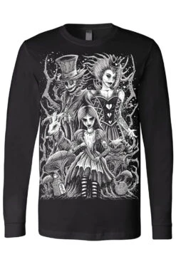 Malice In Wonderland T-shirt -Vampirefreaks Sale Store alice in wonderland longsleeve tshirt