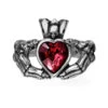 Alchemy Claddagh By Night Ring 7 Alchemy Claddagh By Night Ring -Vampirefreaks Sale Store alice in wonderland rings