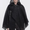 Pestilence Netted Cloak [UNISEX] -Vampirefreaks Sale Store alternative mens fashion store