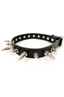 Anarchy Addict Spiked Collar -Vampirefreaks Sale Store anarchy addict spiked collar chokers 928994