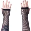Andar Mesh Gloves [BLACK] -Vampirefreaks Sale Store andar mesh gloves black gloves armwarmers 322448
