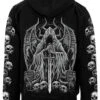 Angel Of Death Hoodie -Vampirefreaks Sale Store angel of death zipper hoodie catacombs