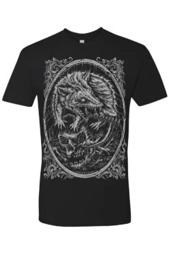 Screaming Opossum T-shirt -Vampirefreaks Sale Store angry possum tshirt nextlevel black front
