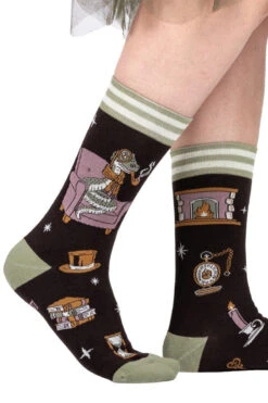 Sir Pent McSlithers Crew Socks -Vampirefreaks Sale Store animal socks