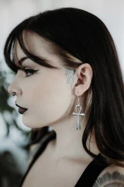 Ankh Earrings -Vampirefreaks Sale Store ankh earrings jewelry 473710