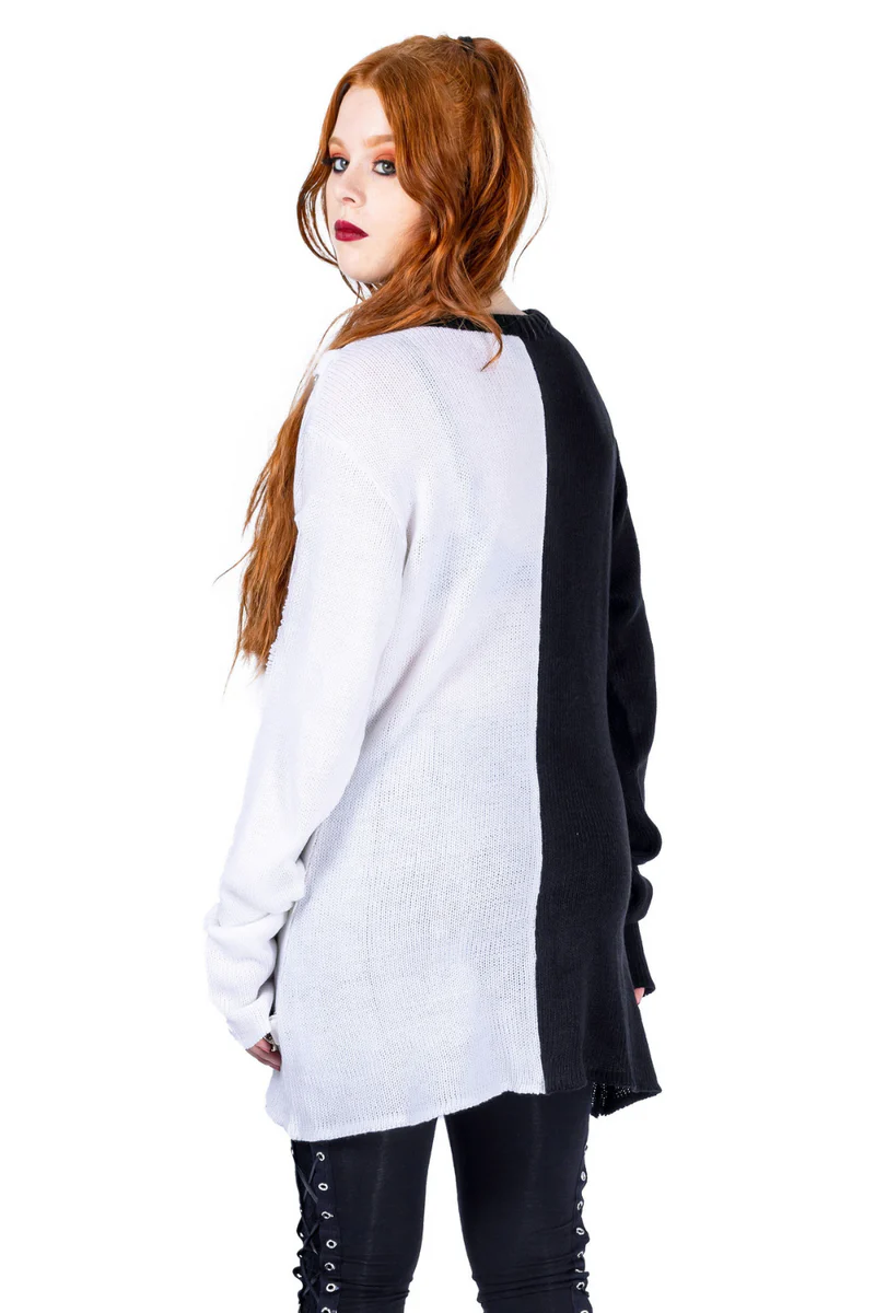 Vampirefreaks Sale Store 21 Vampirefreaks Sale Store -Vampirefreaks Sale Store atelia jumper ladies black white heartless 2