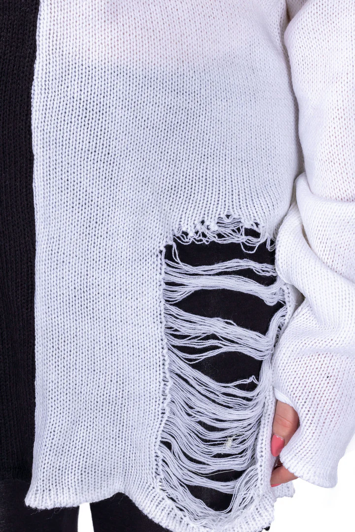 Vampirefreaks Sale Store 20 Vampirefreaks Sale Store -Vampirefreaks Sale Store atelia jumper ladies black white heartless 3