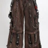 Tripp NYC Super O Ring Pants [Rust Wash] -Vampirefreaks Sale Store baggy cargo jeans