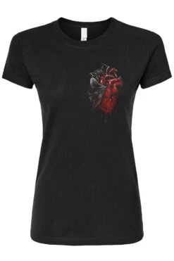 Bat Bite T-shirt -Vampirefreaks Sale Store bat bite womens tshirt