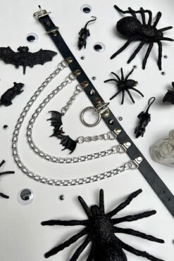 Bat Bites Stacked Choker -Vampirefreaks Sale Store bat bites stacked choker chokers 335562