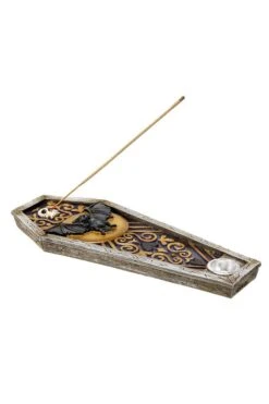 Bat Coffin Incense Burner