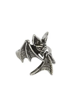 Alchemy Nighthawk Ring -Vampirefreaks Sale Store bat gothic ring