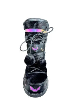 Blizz Bat Snow Boots [Black/Reflective] -Vampirefreaks Sale Store bat shoes womens