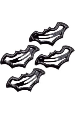 Bat Snap Hair Clips [BLACK]