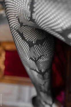 Asymmetric Bat Fishnet Tights -Vampirefreaks Sale Store bat stockings