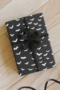 Spooky Bats Wrapping Paper [30" X 196"] -Vampirefreaks Sale Store bats04