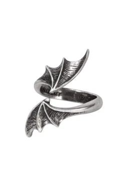 Alchemy A Night With Goethe Ring -Vampirefreaks Sale Store batwing ring