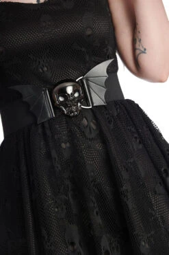 Batwing Skull Belt