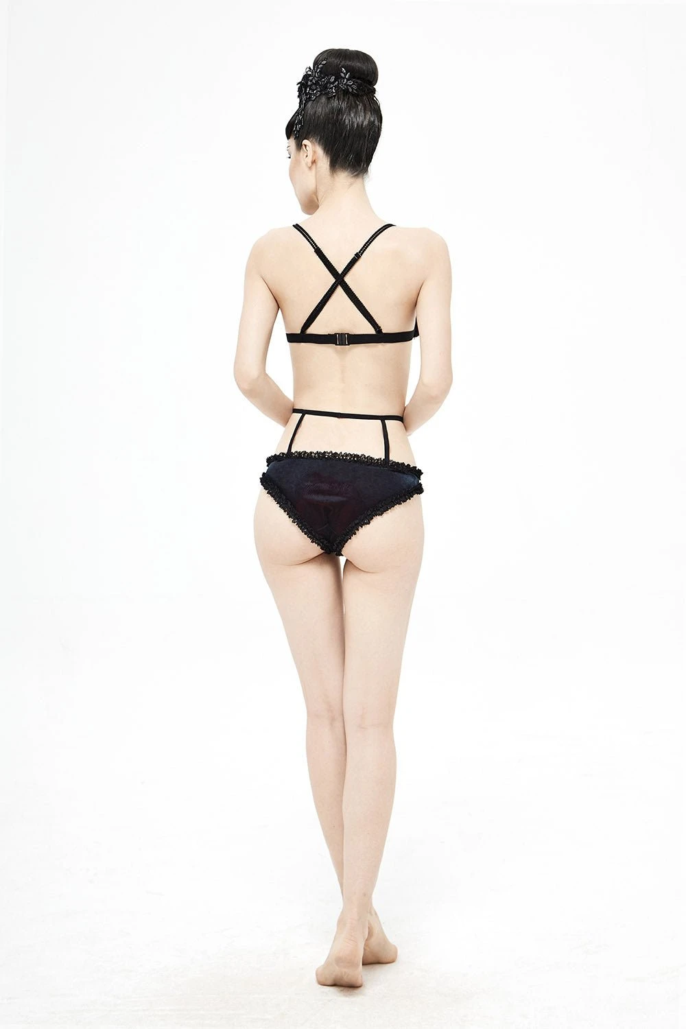 Beach Goth Velvet Bikini Set 6 Beach Goth Velvet Bikini Set - Image 6