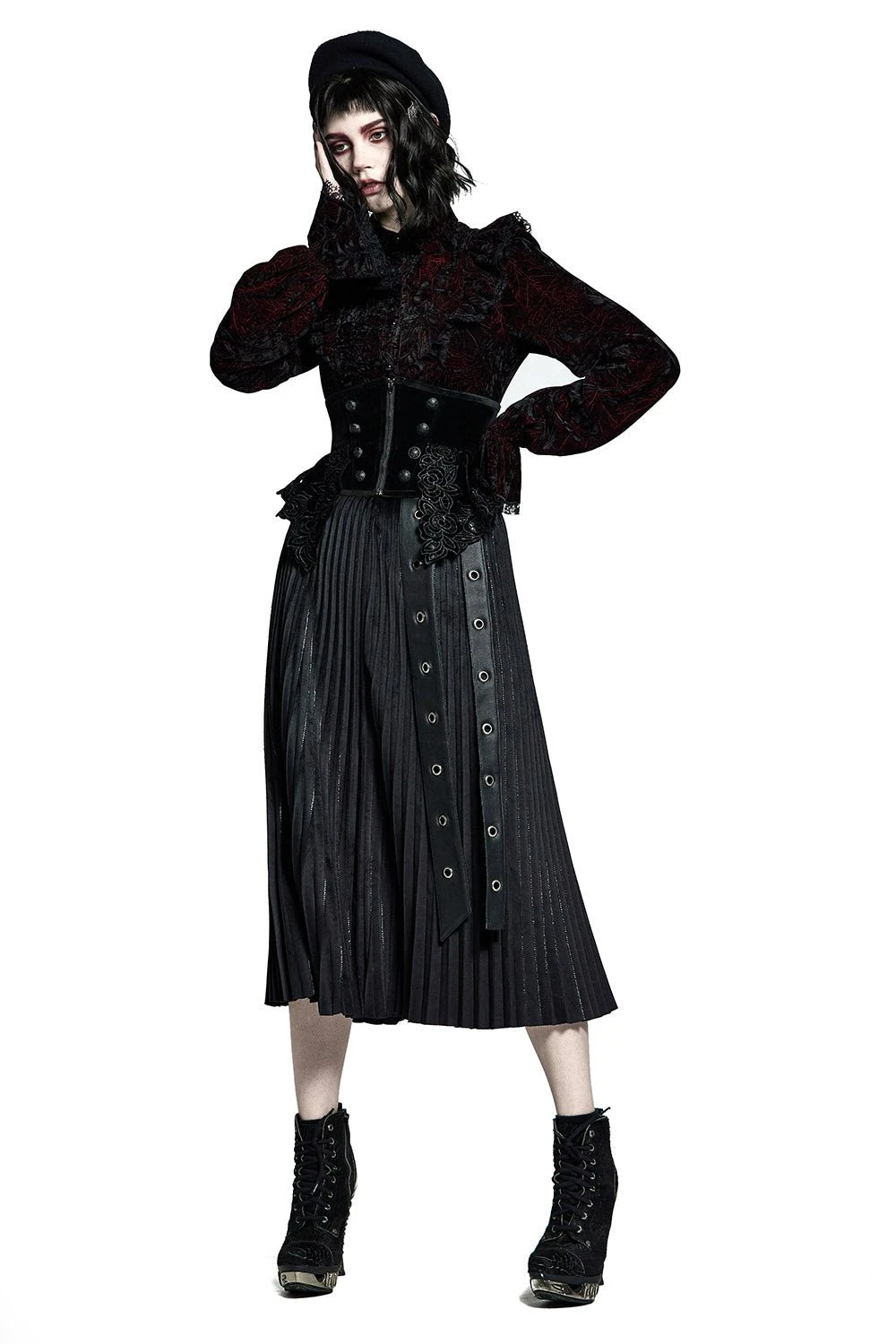 Beautiful Death Velvet Corset 6 Beautiful Death Velvet Corset - Image 6