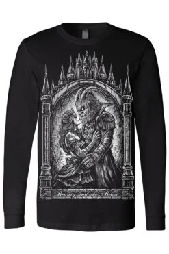 Beauty And The Beast T-shirt -Vampirefreaks Sale Store beauty and the beast longsleeve tshirt
