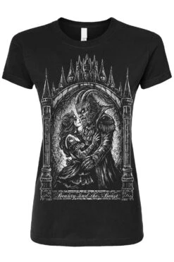 Beauty And The Beast T-shirt -Vampirefreaks Sale Store beauty beast womens tshirt