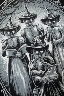 Black Cat Coven T-shirt -Vampirefreaks Sale Store black cat coven t shirt graphic t shirt 852127