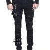 Black Death Distressed Pants -Vampirefreaks Sale Store black death pants mens pants 291054