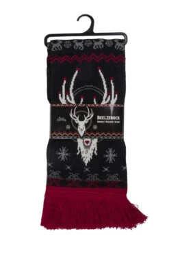 Beelzebuck Ugly Holiday Scarf -Vampirefreaks Sale Store black goth scarf