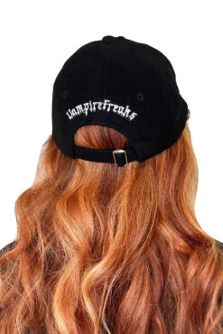 Hell Kitty Pierced Baseball Cap -Vampirefreaks Sale Store black gothic hat e863e730 0448 4