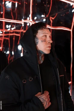 VF Ultramage Hoodie [Black] -Vampirefreaks Sale Store black hooded coat