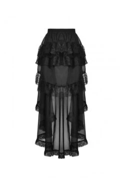 Black Majesty Chiffon Skirt -Vampirefreaks Sale Store black majesty chiffon skirt skirts 276749