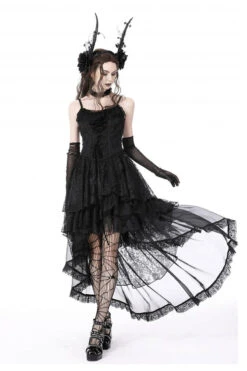 Black Majesty Chiffon Skirt -Vampirefreaks Sale Store black majesty chiffon skirt skirts 733190