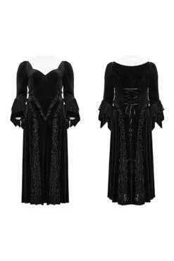 Black Majesty Vampire Goth Dress [Plus Size] -Vampirefreaks Sale Store black majesty vampire goth dress plus size dresses 914047