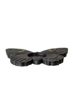 Black Moth Tealight Candle Holder -Vampirefreaks Sale Store black moth tealight candle holder housewares 713878