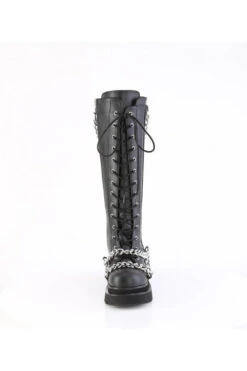 Black Parade Knee-High Boots [RENEGADE-215] -Vampirefreaks Sale Store black parade knee high boots renegade 215 womens shoes 398816
