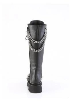 Black Parade Knee-High Boots [RENEGADE-215] -Vampirefreaks Sale Store black parade knee high boots renegade 215 womens shoes 590794