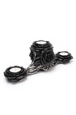 Alchemy Black Rose Triple Votive Holder -Vampirefreaks Sale Store black rose triple votive holder housewares 114586