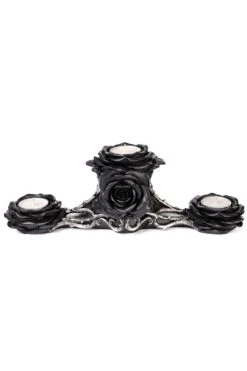 Alchemy Black Rose Triple Votive Holder