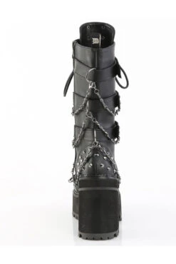 Black Sacraments Studded Punk Boots [ASSAULT-117] -Vampirefreaks Sale Store black sacraments studded punk boots assault 117 womens shoes 664227
