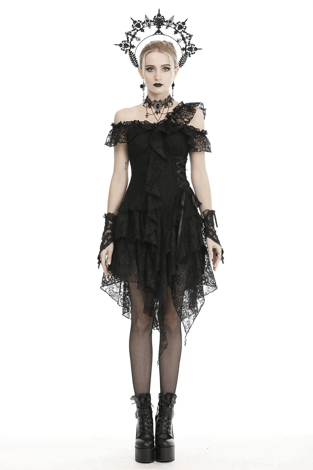 Black Saint Gothic Lace Dress 1 Black Saint Gothic Lace Dress