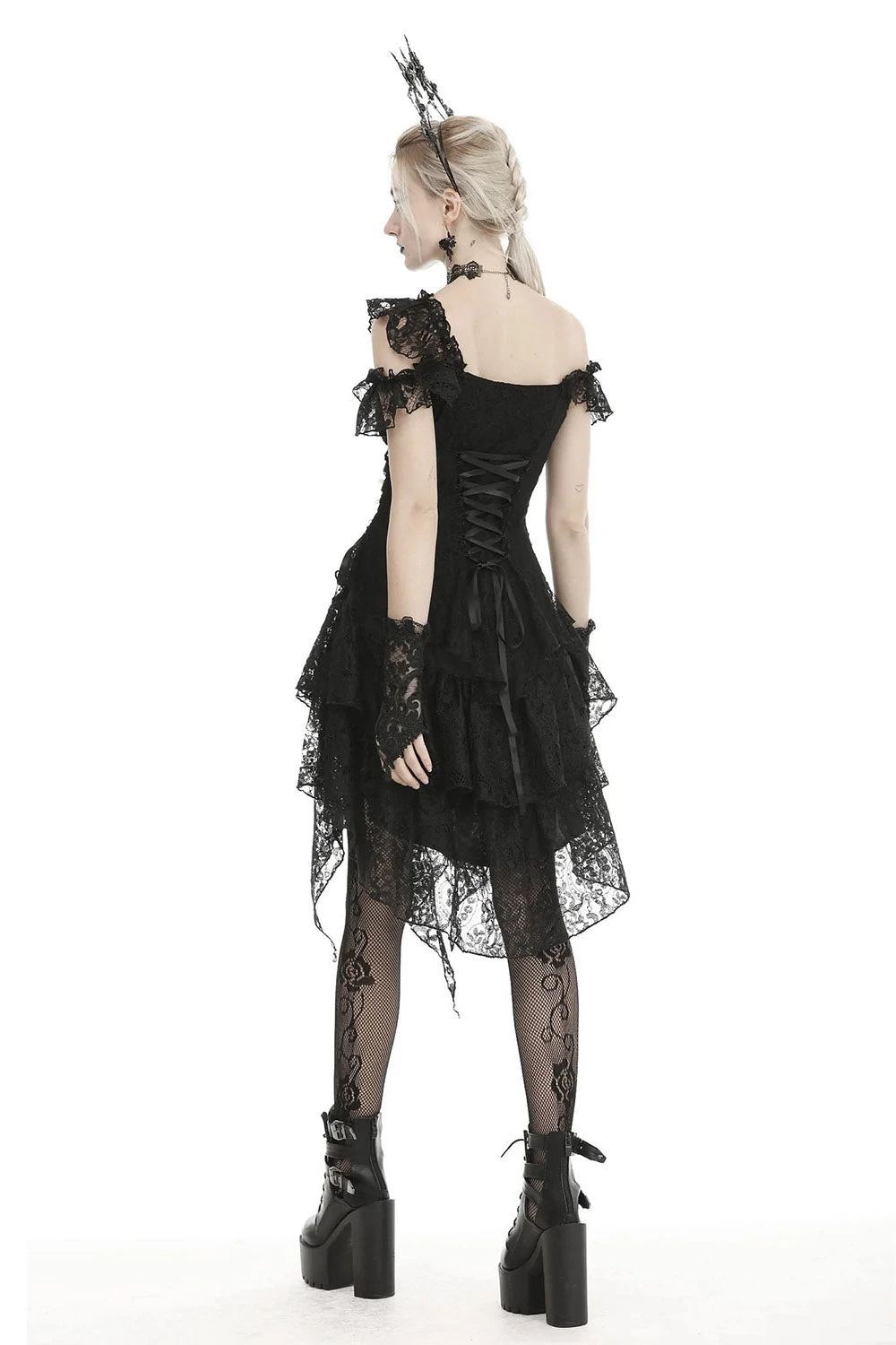 Black Saint Gothic Lace Dress 3 Black Saint Gothic Lace Dress - Image 3