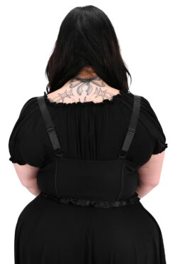 Eleanora Underbust Corset - Twill 11 Eleanora Underbust Corset - Twill -Vampirefreaks Sale Store black underbust corset belt
