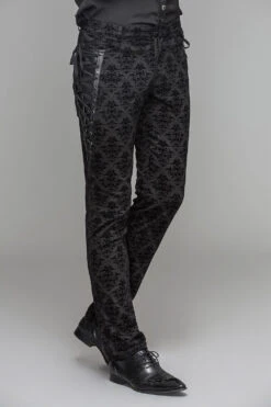 Dark Shadows Lace-Up Pants